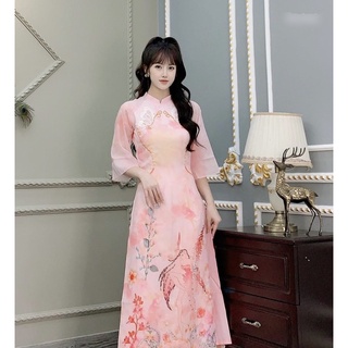 Vải tơ óng may áo dài