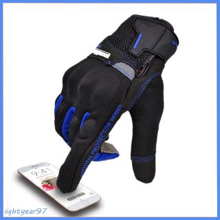 Motorcycle Gloves Touch Sscreen Summer Guantes Full Finger Motorbike Cycling Racing Glove