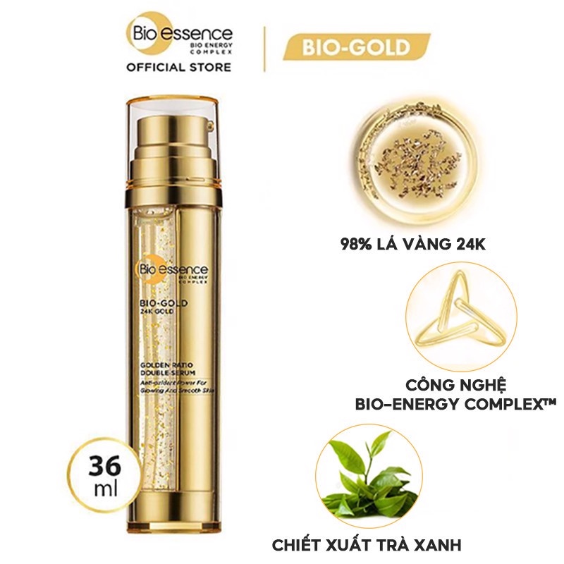 Bio Essence Tinh chất Bio Gold Golden Ratio Double Serum 24K 36g