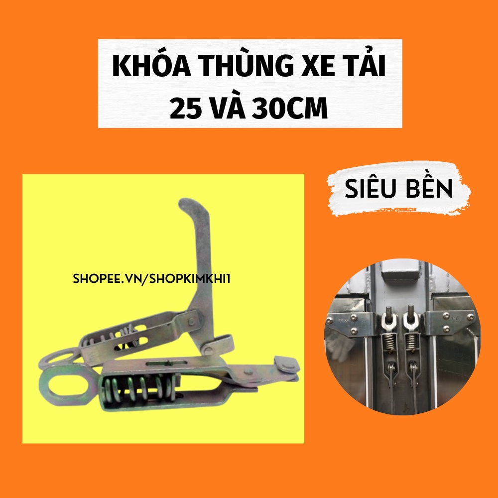 Khóa thùng xe tải tôm gạt ô tô công nông