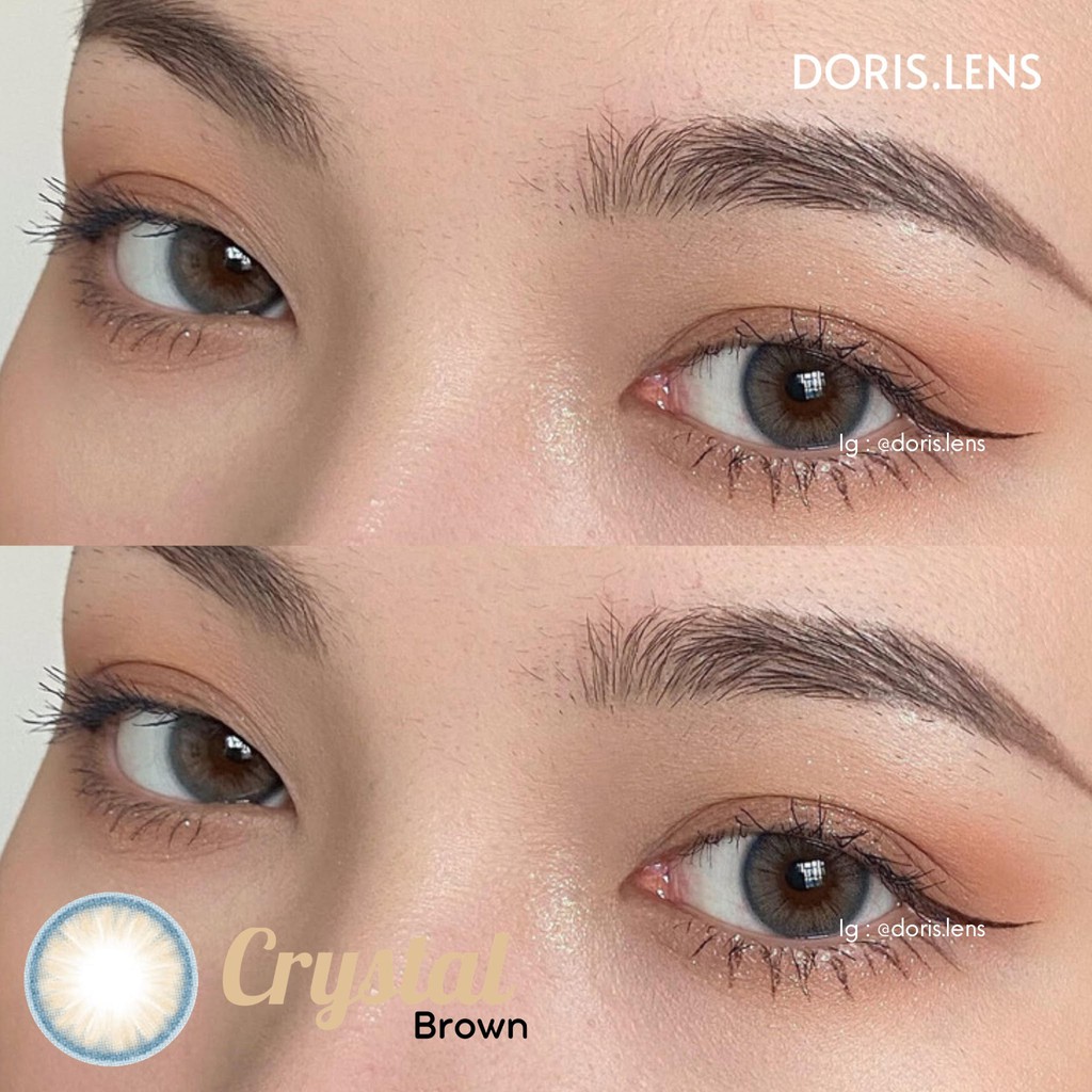 Kính Áp Tròng DORIS.LENS - Crystal Brown 14.0mm