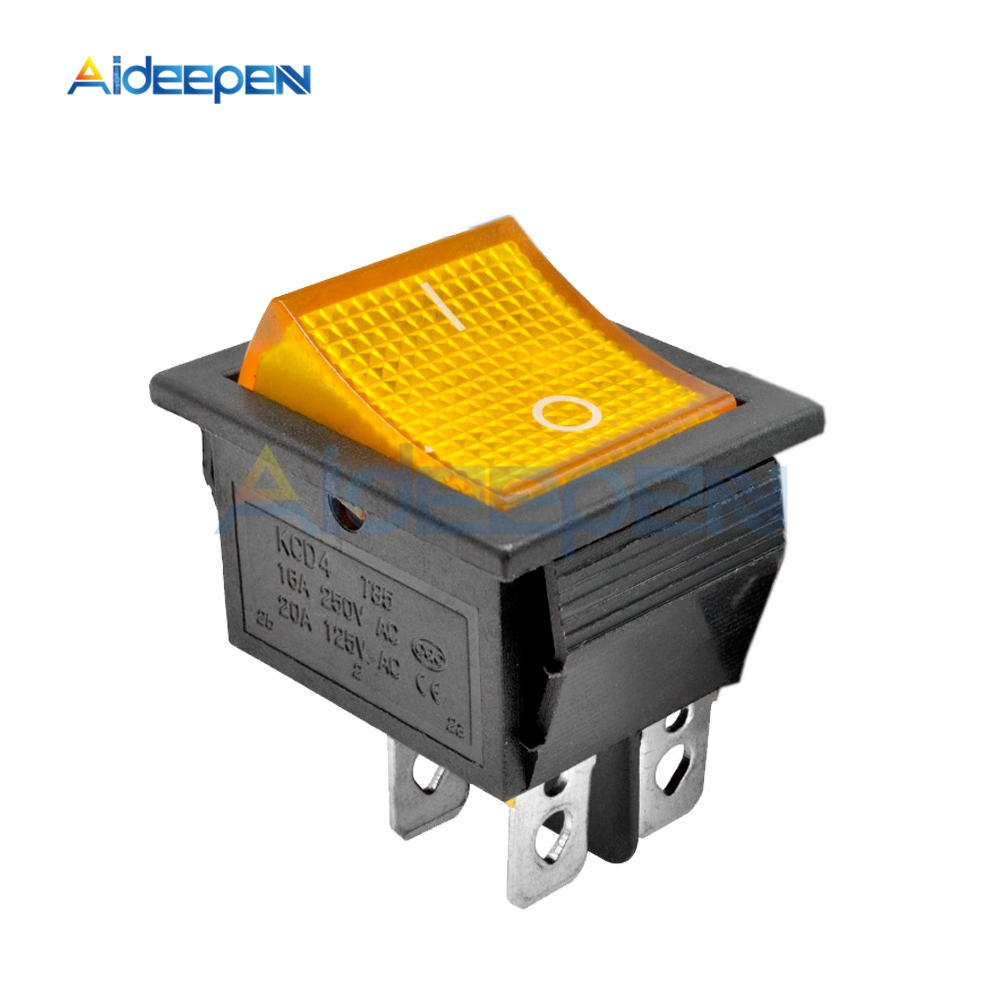 Công Tắc Bật KCD4 2 Điểm/3 Điểm 4 Chấu/6 Chấu Dành Cho Đèn Và Các Thiết Bị Điện 16A 250VAC/20A 125VAC | BigBuy360 - bigbuy360.vn
