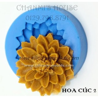 Khuôn 4D silicon- hoa cúc 2