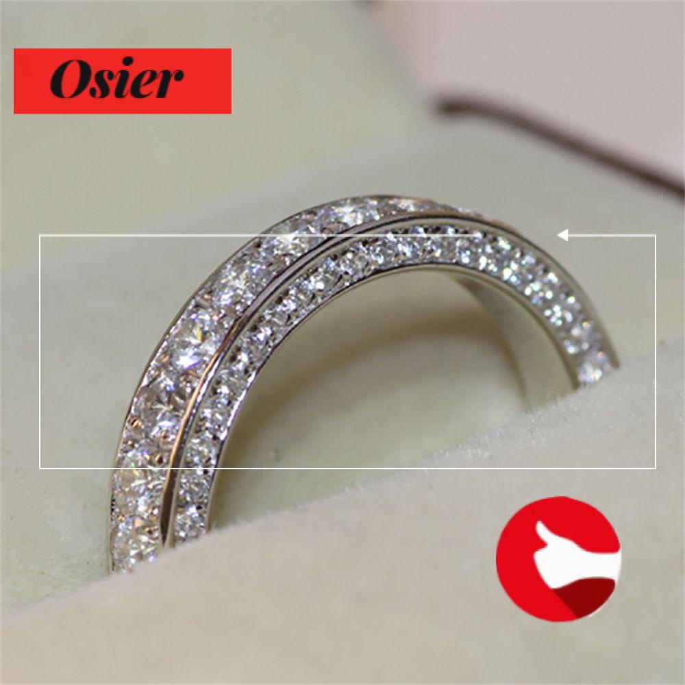 Nhẫn Đính Đá Zircon Thời Trang Sang Trọng Cho Nữ|Nhẫn