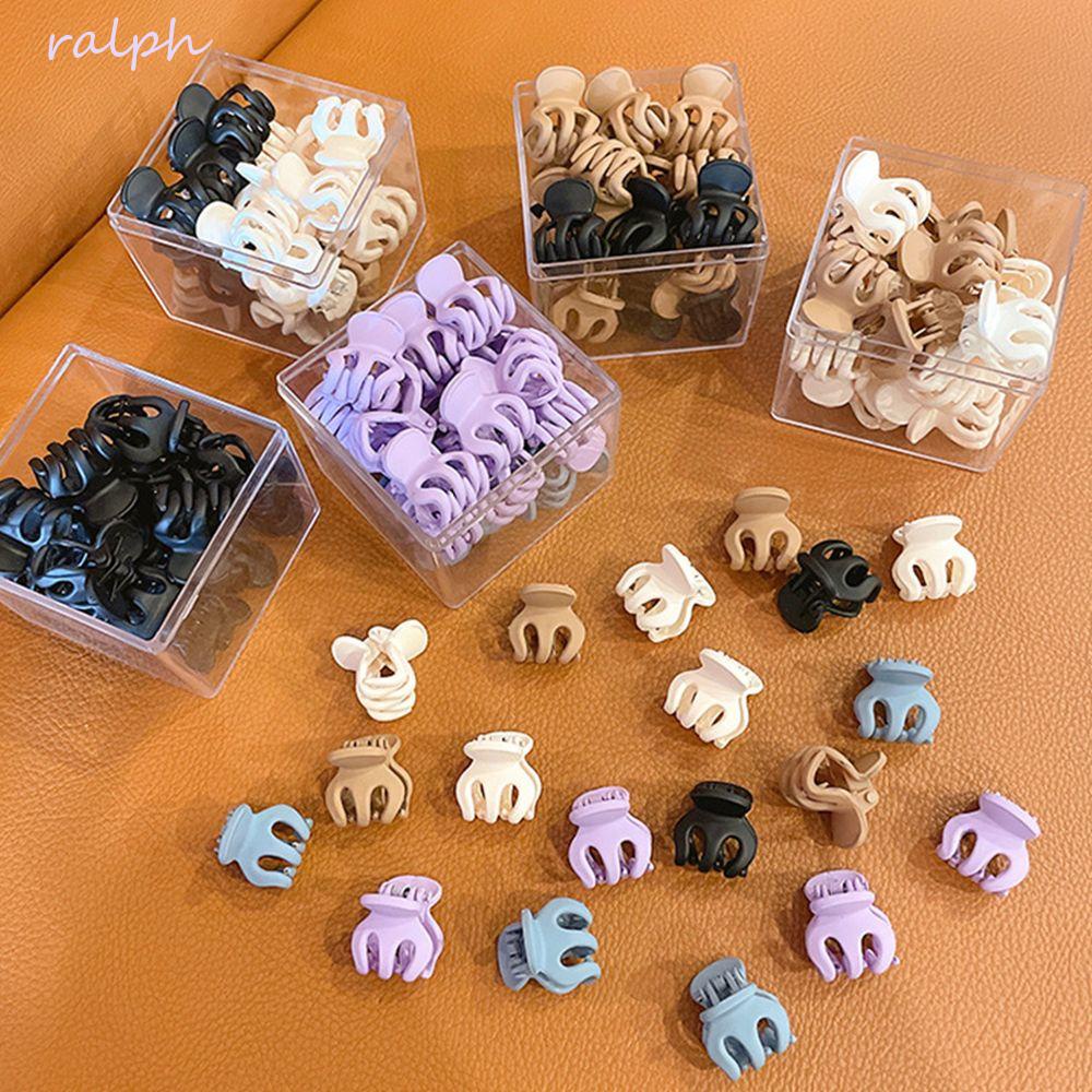 Set 10 Kẹp Tóc Nhỏ Màu Trơn Phong Cách Hàn Quốc