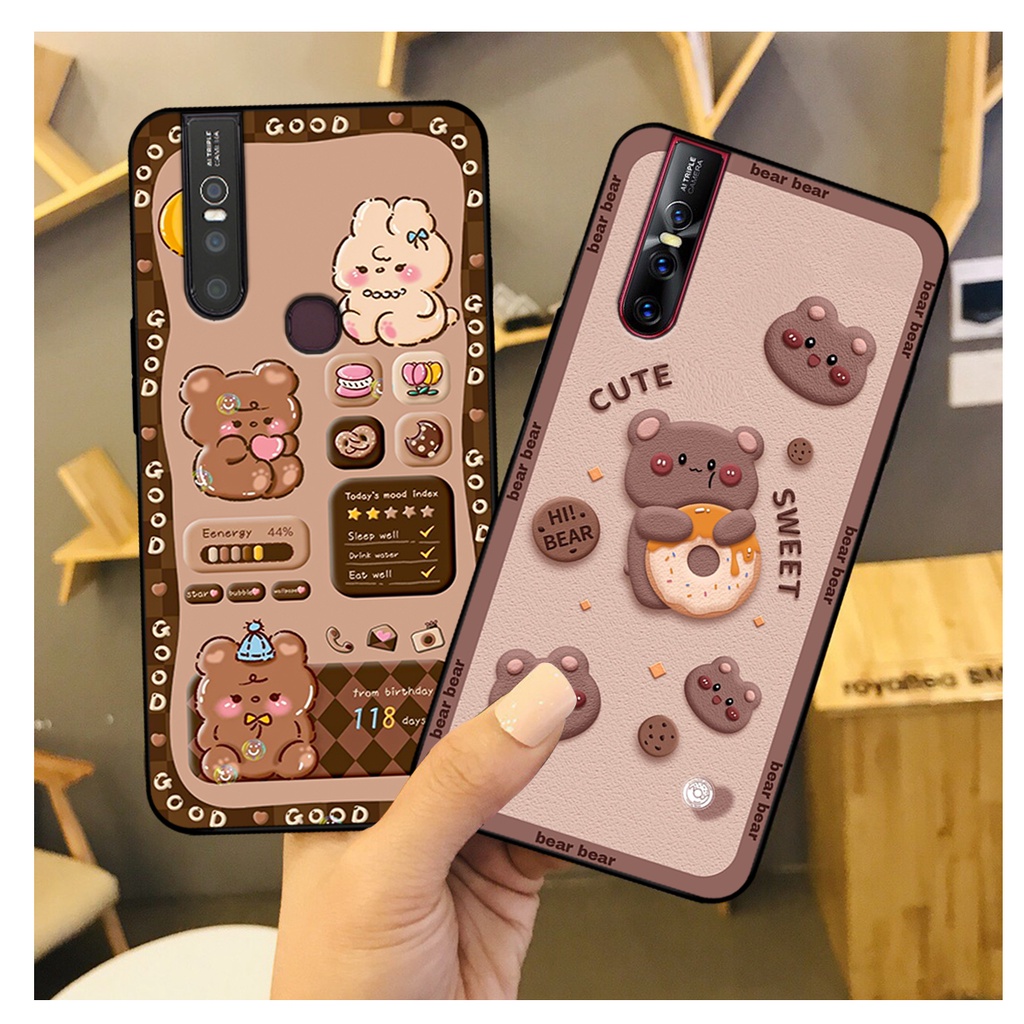 Ốp lưng Vivo V15 / V15 Pro in hình gấu bear dễ thương, bền đẹp