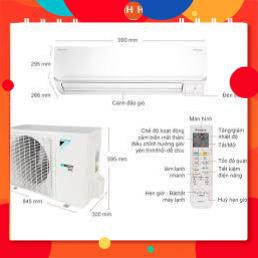 [ FREE SHIP ] Điều hòa Daikin 18000BTU 2 chiều Inverter R32 FTHF50RVMV/RHF50RVMV 24h