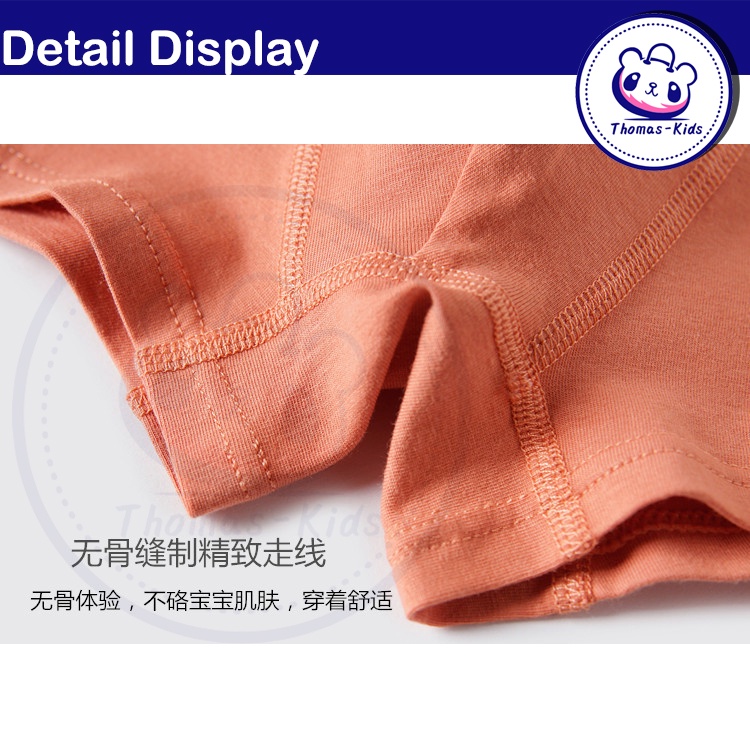 Bộ 5 Quần Lót Boxer 100% Cotton In Họa Tiết Khủng Long Hoạt Hình Cho Bé Trai 3-12 Tuổi