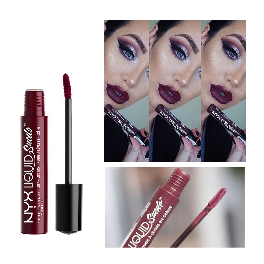 Son lì chính hãng dạng kem NYX Liquid Suede LSCL12 Vintage