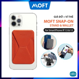 Ví Sạc Không Dây MOFT Snap-On Tích Hợp Giá Đỡ ĐT Siêu Mỏng,Dùng Cho Điện Thoại IP 13/12 Series,3 Góc Nhìn Khác Nhau