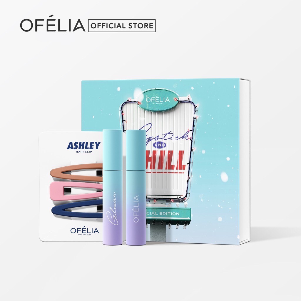 Set Son LIPSTICK & CHILL Version 2 - OFÉLIA Glacier Christmas Edition (5g x 2pcs) | Thế Giới Skin Care