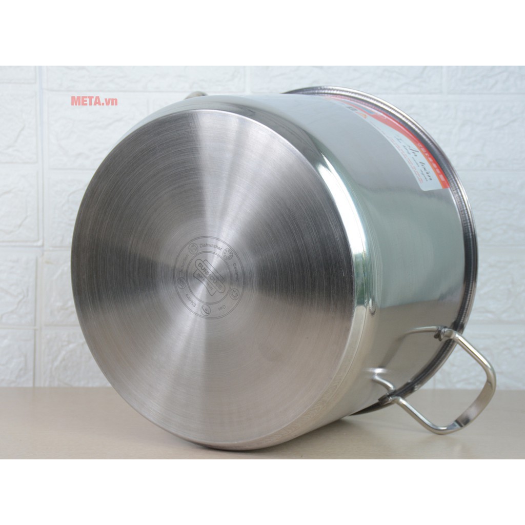 Nồi luộc gà inox 3 đáy SUNHOUSE SH28LG