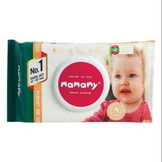 Khăn ướt không mùi Mamamy 100 tờ