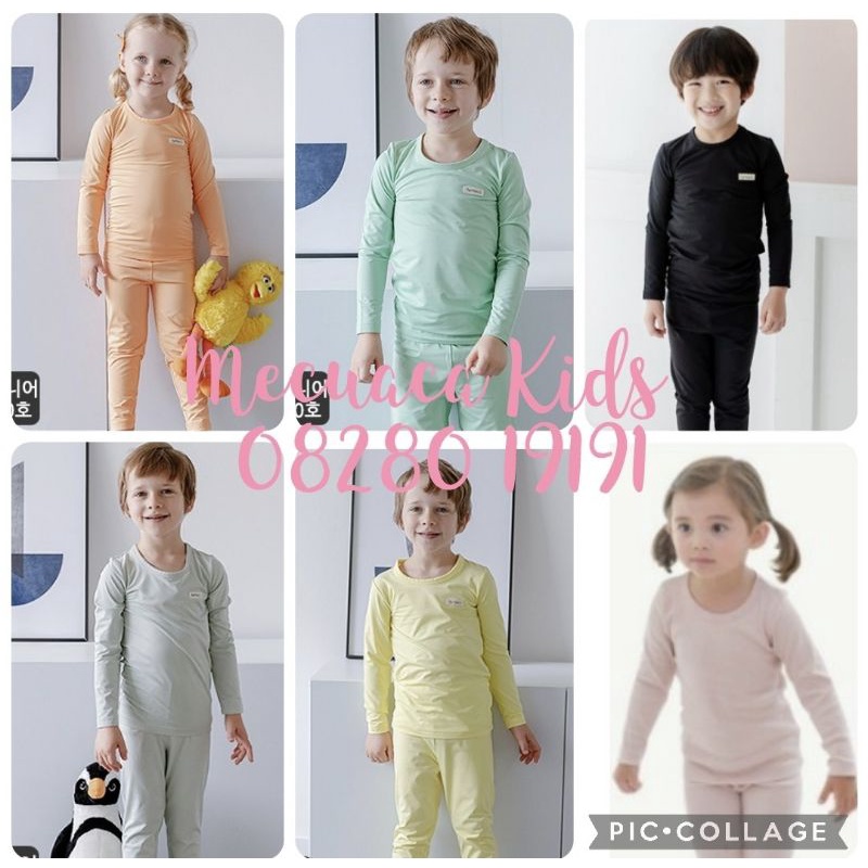 Bộ ngủ dài tay mặc nhà thu đông giữ nhiệt cho bé/bé gái the Minou xuất Hàn dư xịn