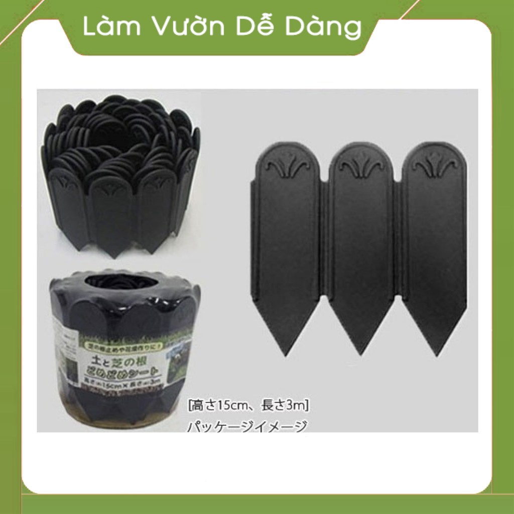 COMBO 2 VIỀN VƯỜN HÀNG RÀO (cao 22cm)+ DÙNG ĐỂ VIỀN TẤN ĐẤT CÁT, GIỮ ĐẤT CÁT CỐ ĐỊNH BẢO VỆ CÂY