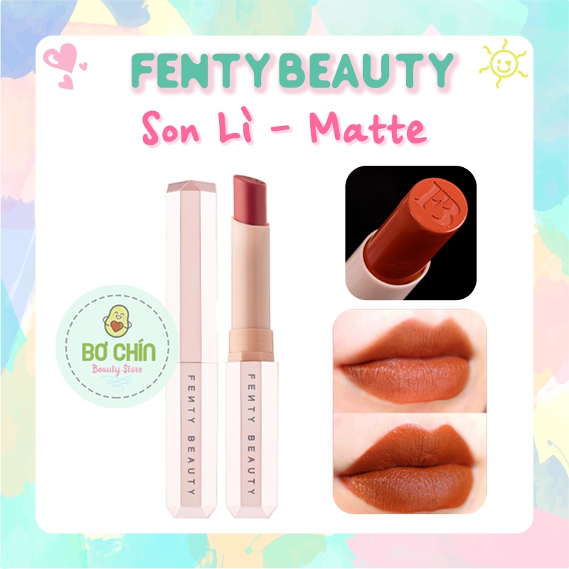 Son Fenty Mattemoiselle Plush Matte Lipstick các màu