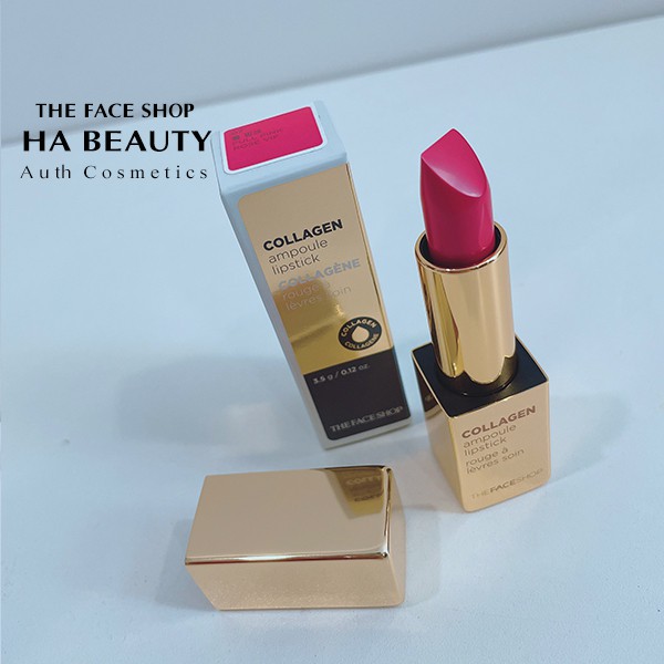 (AUTH_Korea) Son thỏi COLLAGEN AMPOULE LIPSTICK The Face Shop | BigBuy360 - bigbuy360.vn
