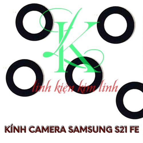 Kính camera samsung s21 fe có sẵn keo dán