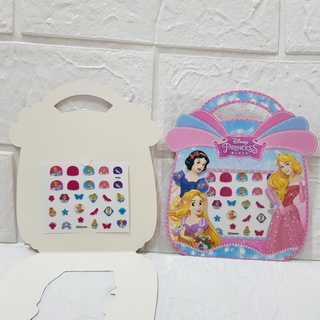 Set 5 tờ sticker dán móng tay 3D nhiều mẫu cho bé