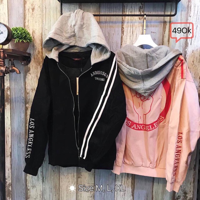 Áo khoác dù in bàn tay (có size lớn 75kg xuống mặc)