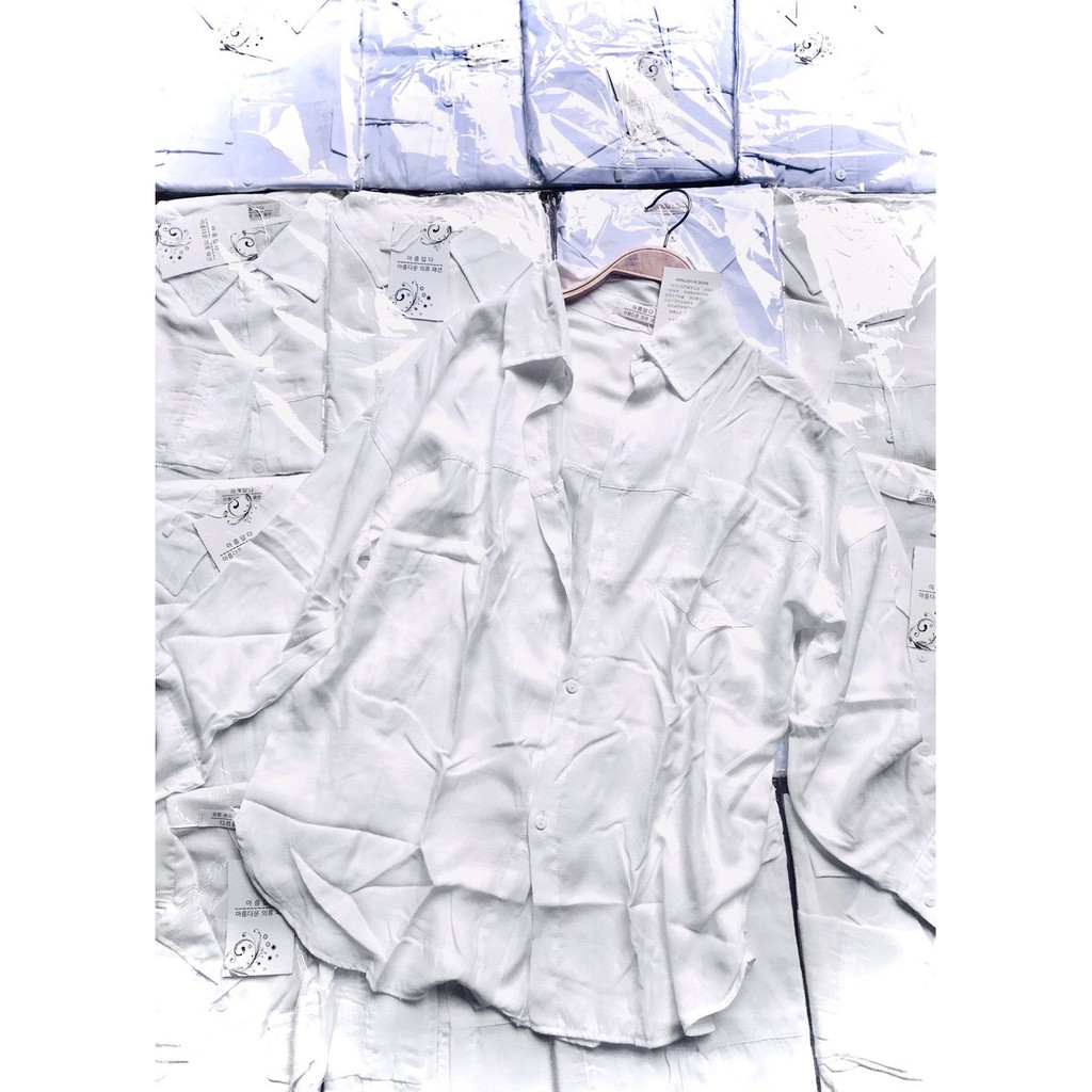 Áo Sơ Mi Đũi Can Túi Ngực_Xưởng May Quang Anh