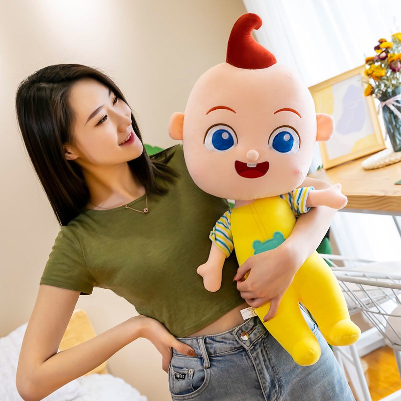 em bé xe buýt jojo búp bê đồ chơi sang trọng đi cùng ngủ dễ thương gái