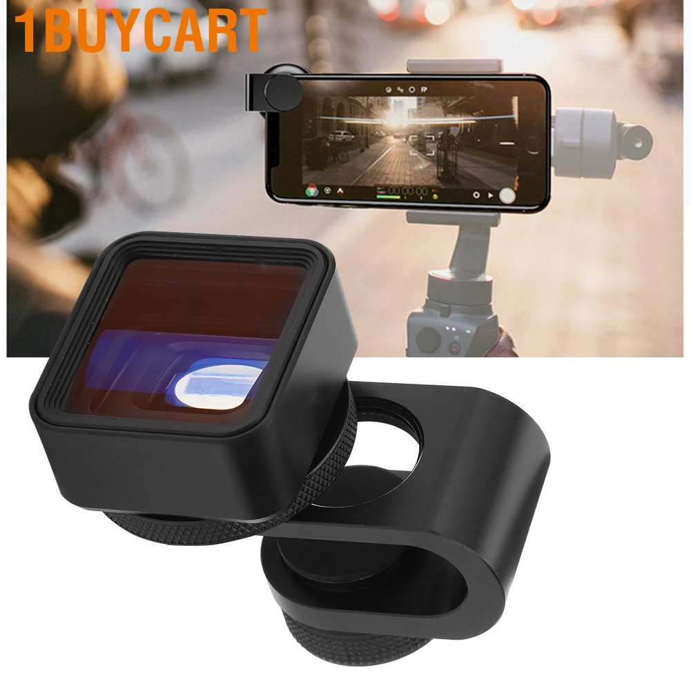 1buycart mobile phone lens camera Mobile Anamorphic Lens 1.55X Widescreen Deformation Filmmaking for Phones / IOS Pad