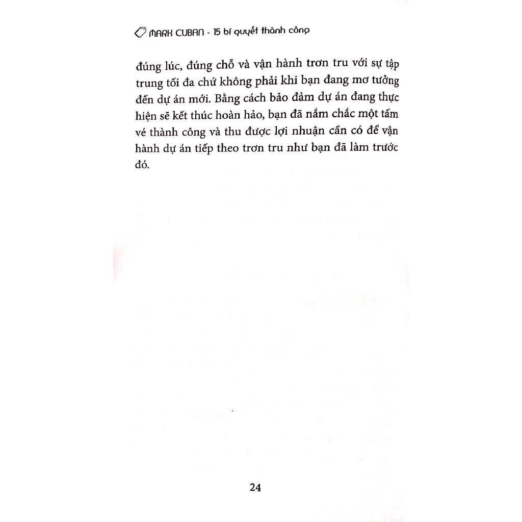 Sách - Mark Cuban - 15 Bí Quyết Thành Công Trong Cuộc Đời Và Sự Nghiệp Của Ông Trùm Kinh Doanh Mang Tinh Thần Thể Thao