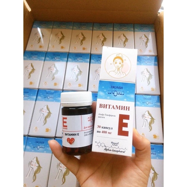 Vitamin E đỏ 400mg Lumi Nga | BigBuy360 - bigbuy360.vn