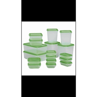 Set 17 hộp nhựa IKEA