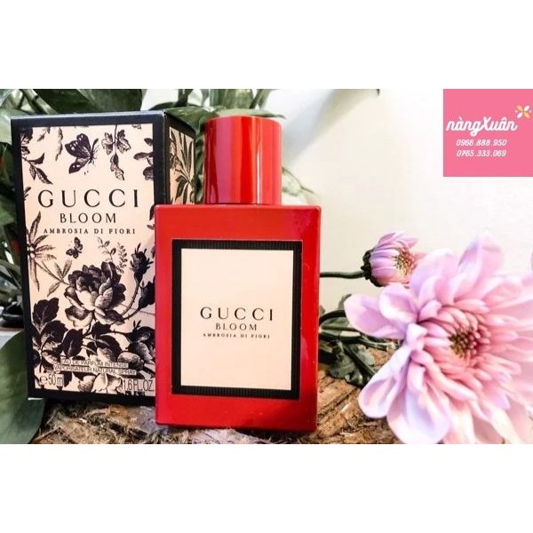 Nước hoa mini Gucci Bloom edp (hoa đỏ)  Authentic - Cô nàng quý phái