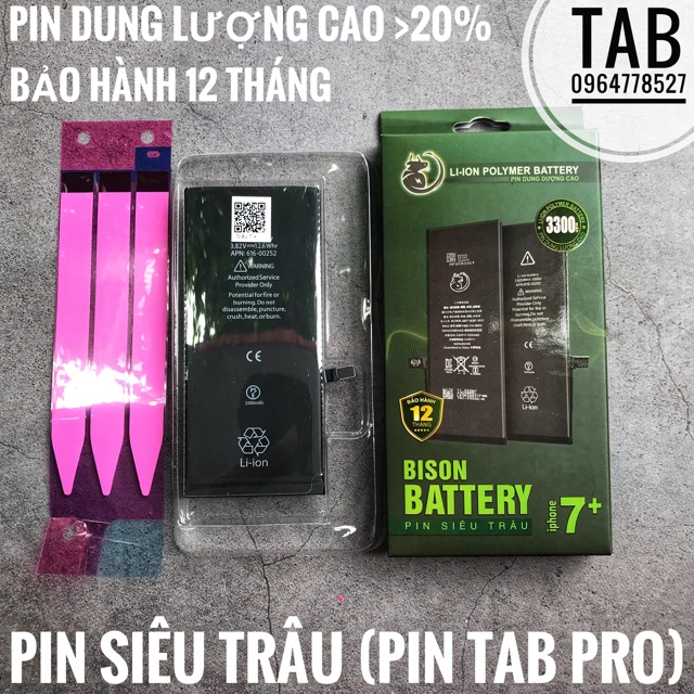 Pin TAB PRO (Pin Siêu Trâu) Siêu Trâu Siêu Bền - Bảo Hành 12 Tháng.