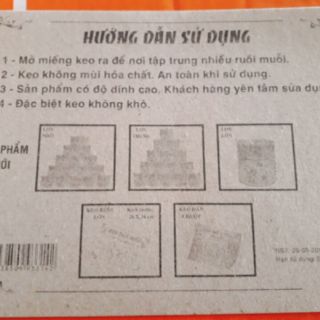 COMBO 10 MIẾNG Keo dán ruồi ĐẠI LỘC