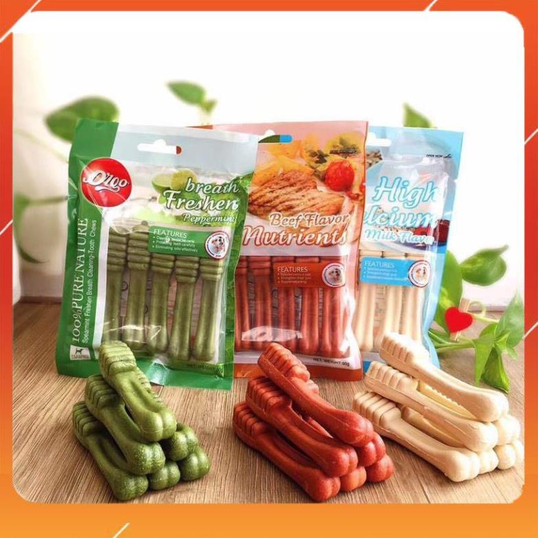 Xương gặm sạch răng cho chó - Thơm Miệng,Bổ Sung Canxi Cho Chó