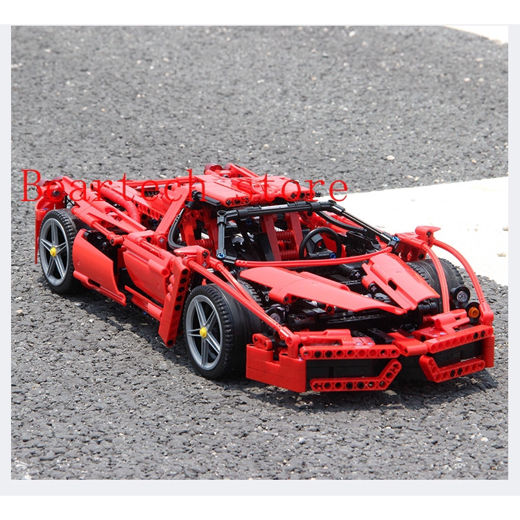 Bộ đồ chơi lắp ráp lego xe hơi Bela 9186 Technic ENZO Ferrari 1:10 8653