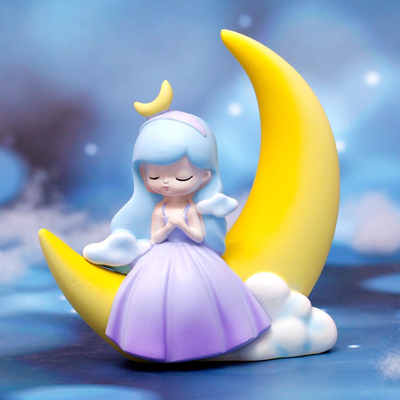 5Tượng công chúa,hoàng tử ngồi trăng vàng-XẢ KHO