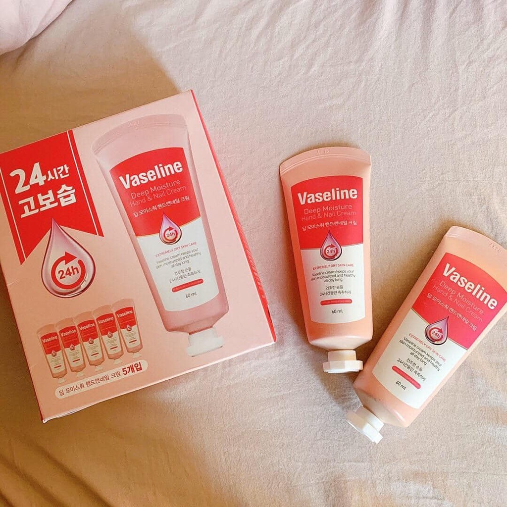 Kem Dưỡng Da Tay Và Móng Vaseline Deep Moisture Hand & Nail  Cream 60ML