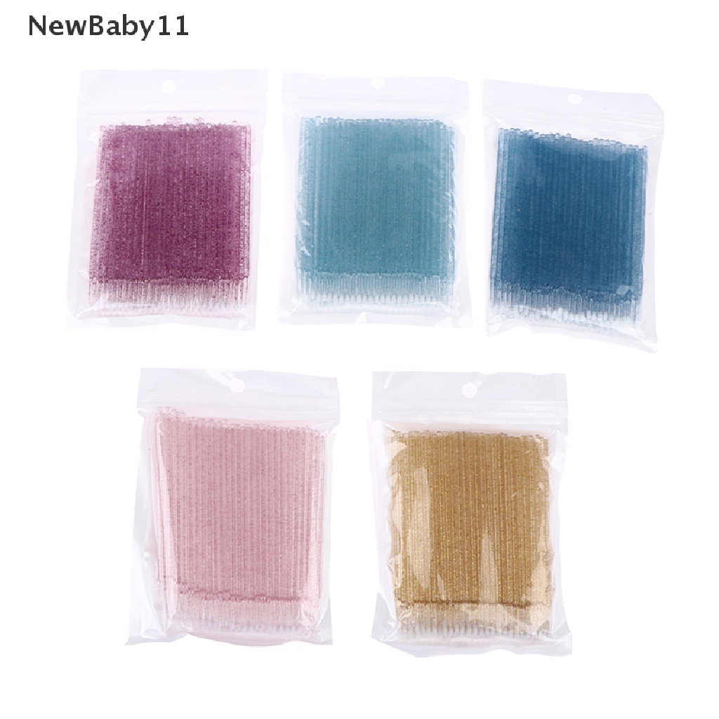 Cọ Chải Lông Mi Sợi Micro Đính Pha Lê Dành Cho Nối Mi