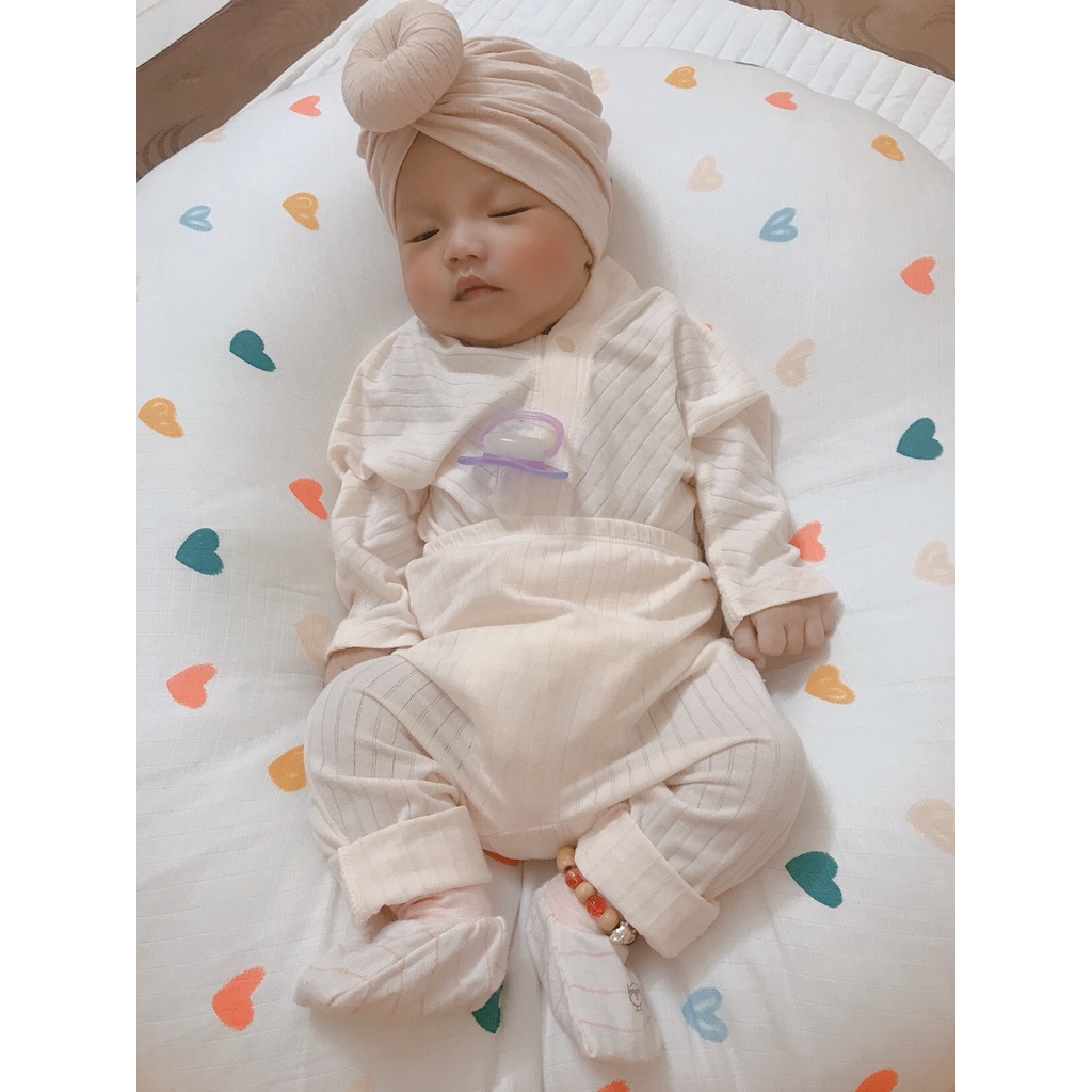 Gối chống trào ngược Xô Muslin Hàn Quốc- Xô Organic ❤️Giúp bé ngủ ngon, hạn chế giật mình, nôn trớ sữa❤️