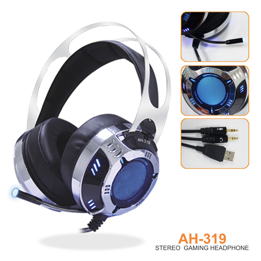 Tai nghe Gaming SoundMax AH319 - Chế độ rung âm trầm