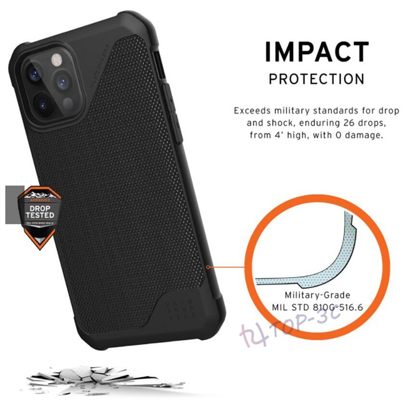 Ốp Điện Thoại Da Chống Sốc Uag Dành Cho iPhone 12/11 Pro MAX 11 Pro XS MAX XR X 8 7 6 6s Plus