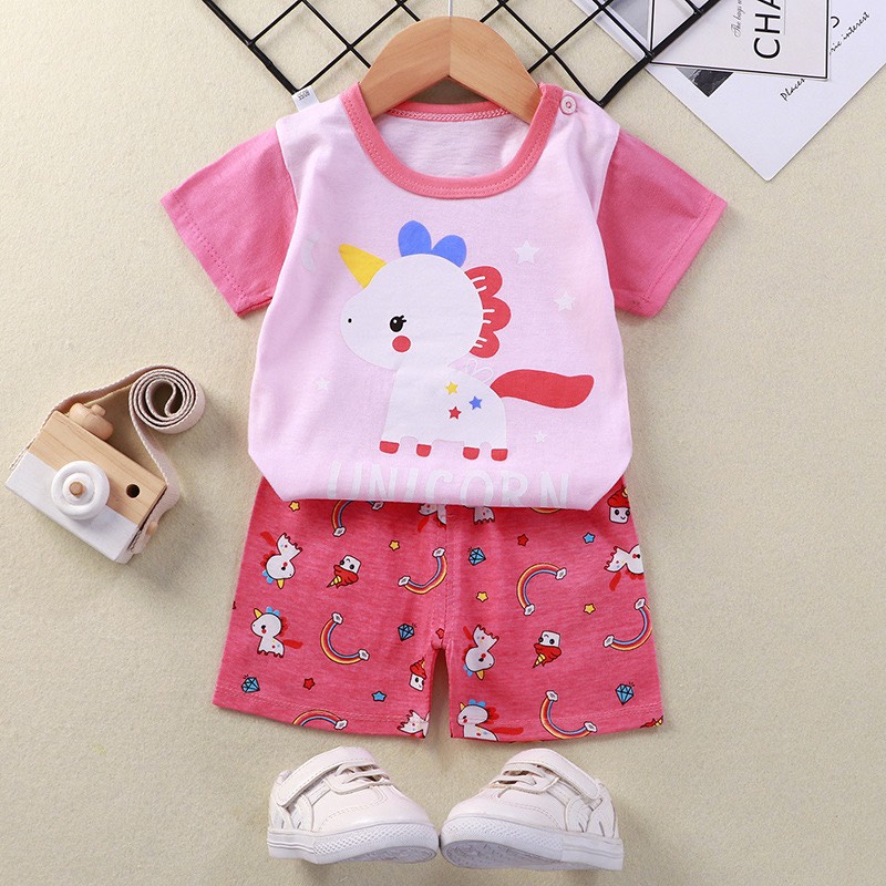 Bộ cotton cộc tay hàng qc cho bé  - p2