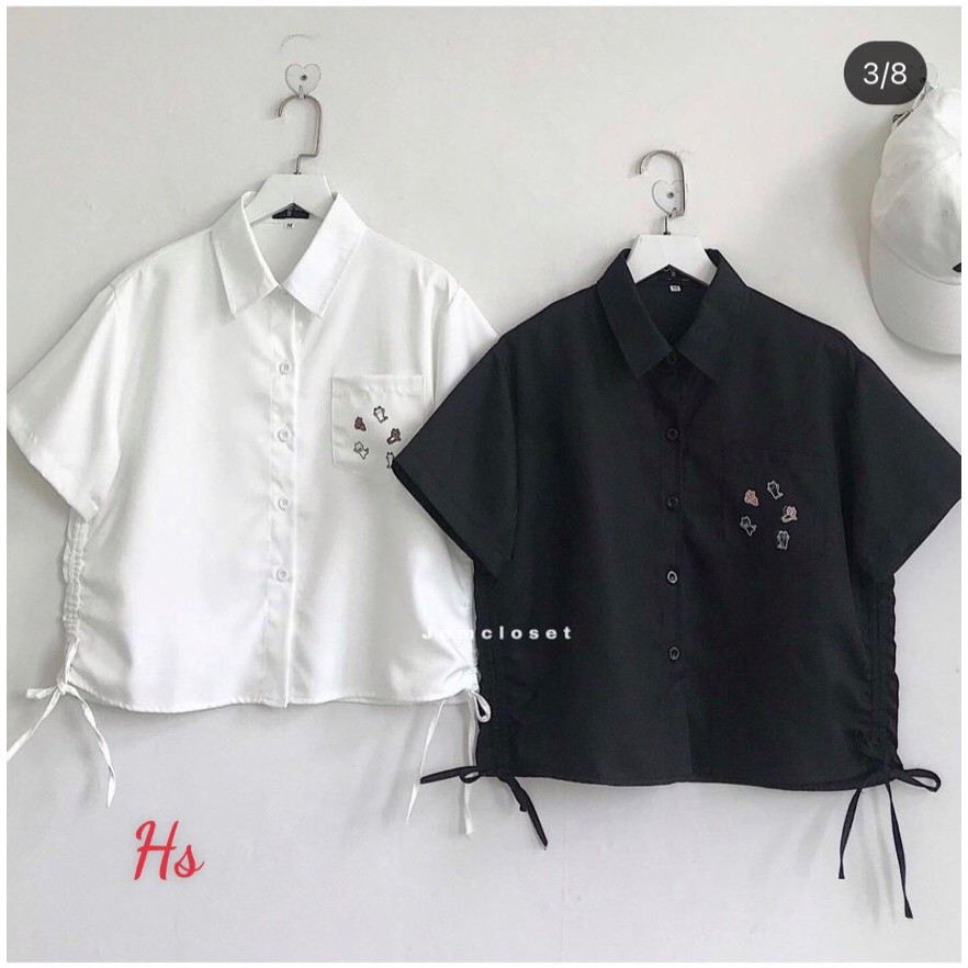 Áo Sơ Mi Rút 2 Bên Hông Đẹp + Phong Cách X.Store Nam Nữ Unisex Kèm Ảnh Tự Chụp + Đánh Giá