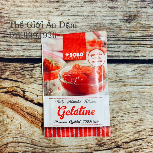 Gelatine Hữu Cơ ( Gelatin Thế giới Ăn Dặm) | BigBuy360 - bigbuy360.vn