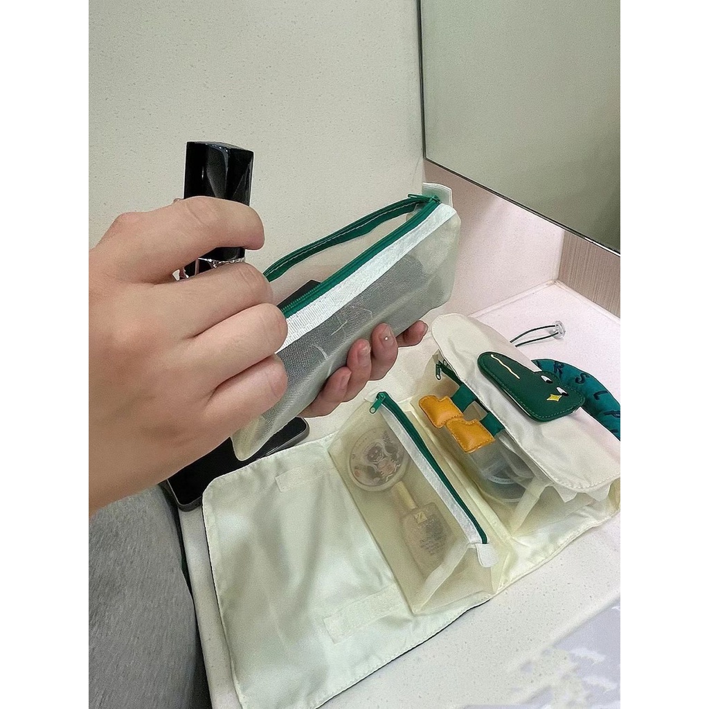 Túi Đựng Mỹ Phẩm Sức Chứa Lớn Họa Tiết Hoạt Hình Dễ Thương