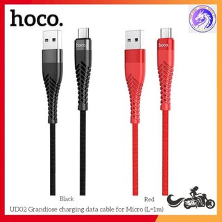 Cáp sạc nhanh dây dù micro usb 3.0a hoco ud02 sử dụng cho đt androi