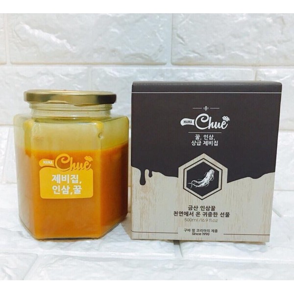 Sâm nghệ mật ong Mama Chue Hàn Quốc Mit Beauty hũ to 500ml, hũ nhỏ 200ml bổ sung vitamin đẹp da