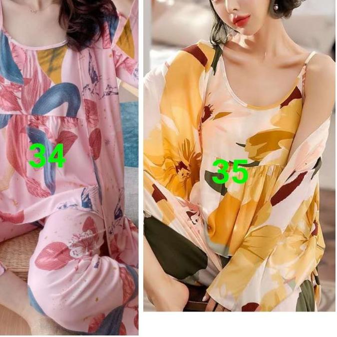 (__071) Áo Choàng Kimono Bằng PP In Hoa Chất Liệu Spandex! | BigBuy360 - bigbuy360.vn