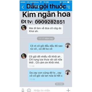 [ CHÍNH HÃNG] Dầu gội Kim Ngân Hoa