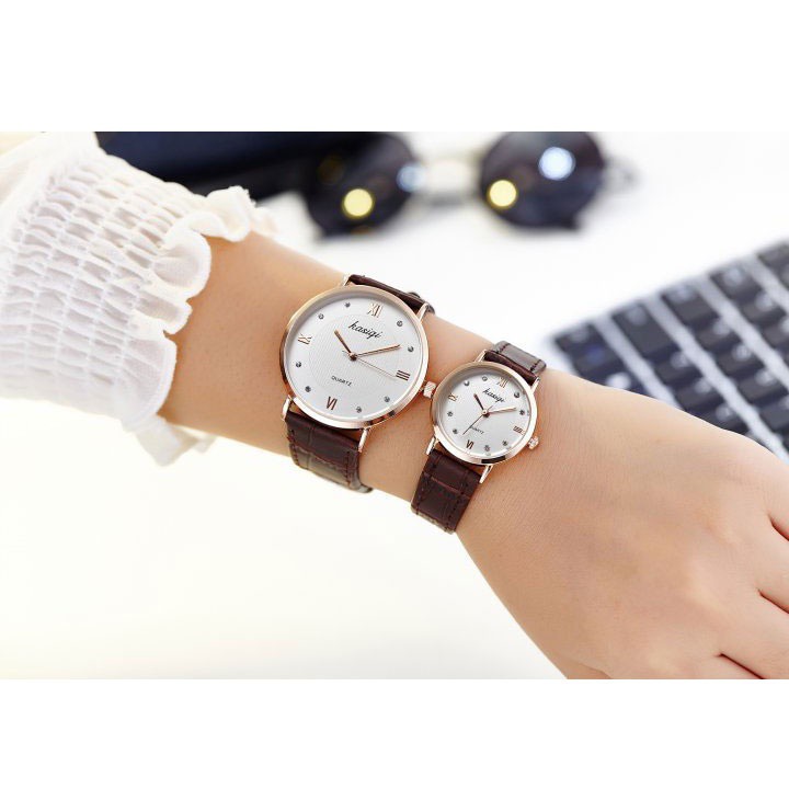 [GIÁ SỈ ĐỒNG HỒ NAM NỮ DÂY DA KASIQI THỜI TRANG CỰC ĐẸP | BigBuy360 - bigbuy360.vn